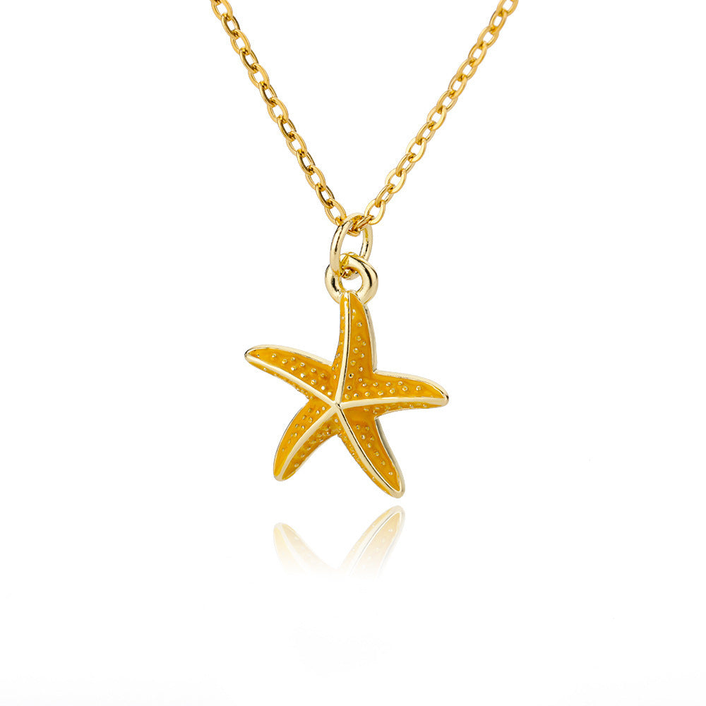 Starfish pendant necklace